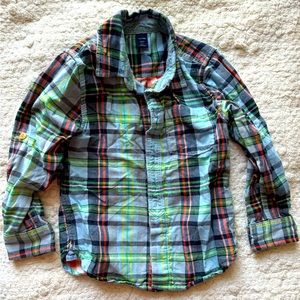 BabyGap plaid button down shirt size 5 yr
